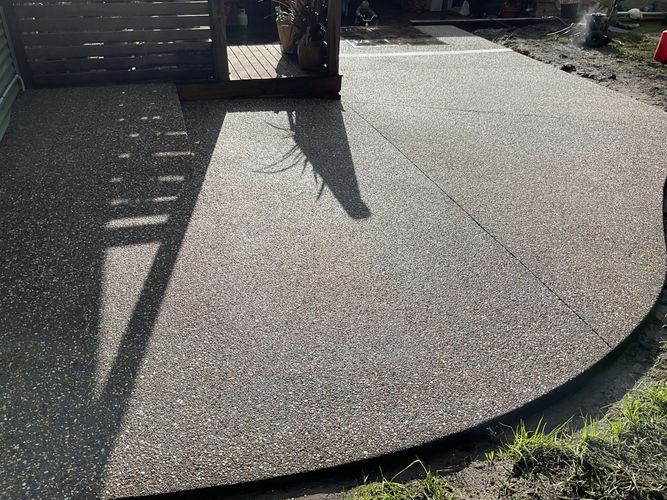 Concrete driveway by Reinforced Concrete Gippsland